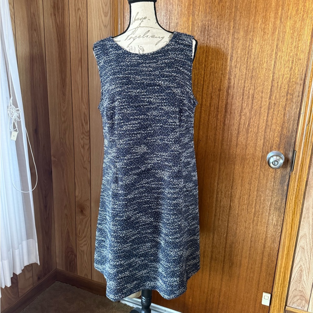 Motherhood Maternity Sleeveless Tweed Dress